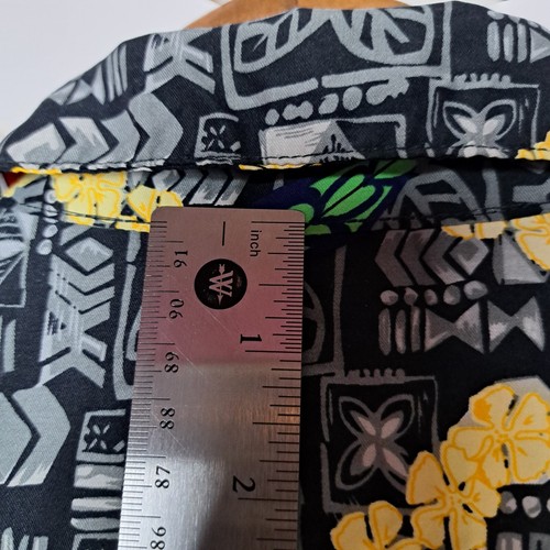 Vintage Sideout Hawaiian Shirt Mens Small Button Up Short Sleeve Tribal Aloha - Picture 13 of 20
