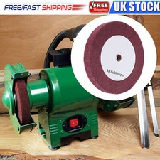 6/ 8inch Nylon Fiber Flap Polishing-Wheel Disc Non-Woven Abrasive Buffing 320#