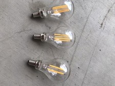 Ceiling Fan LED Light Bulbs, Candelabra Base, Soft White, Clear, Dimmable, 500 L