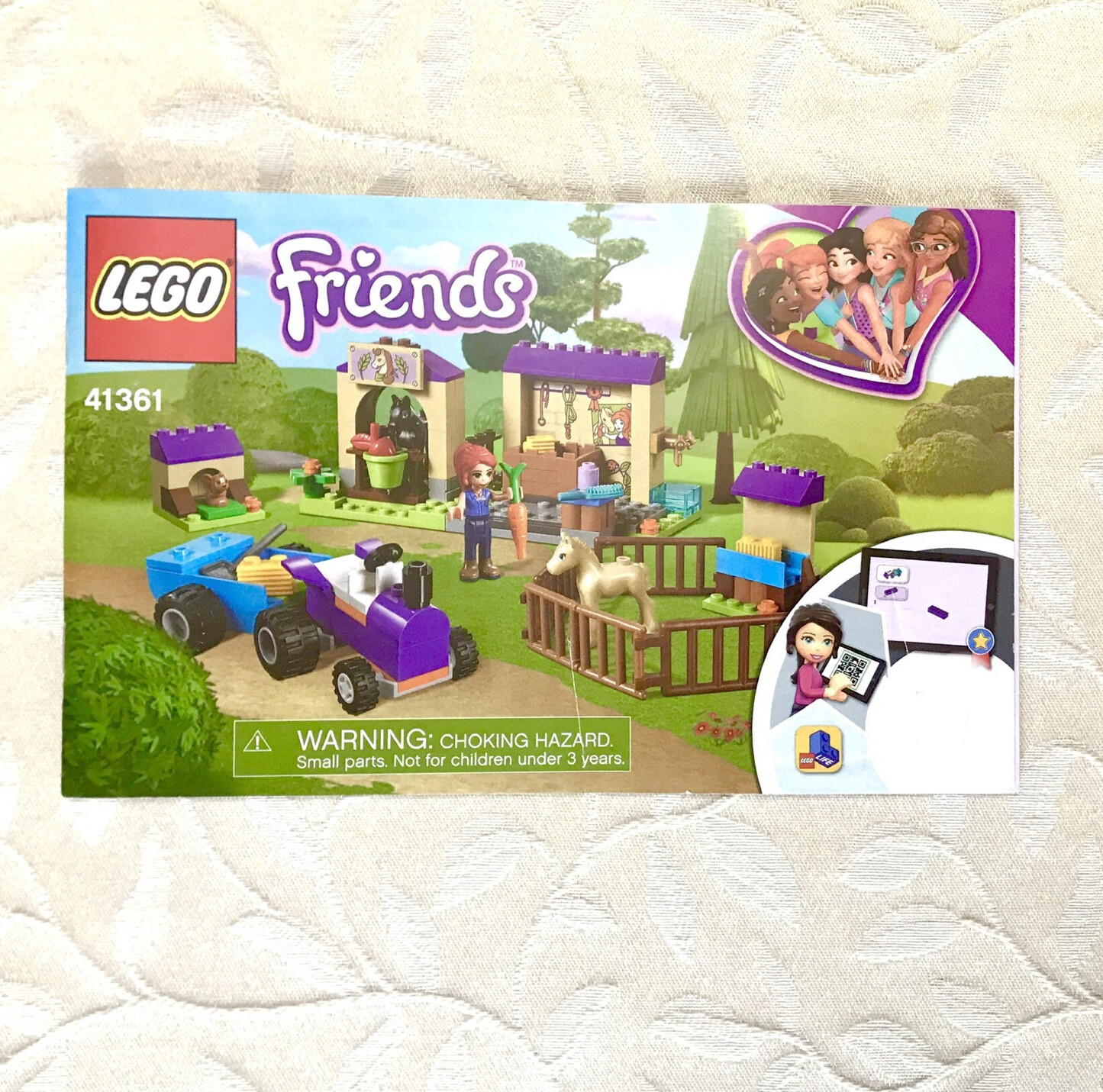 LEGO 41361 Instruction Booklet Manual Friends Mia’s Foal Stable