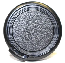 34mm Snap-On (edge pinch) Lens Cap for Canon Nikon Sony Pentax Fuji Lenses