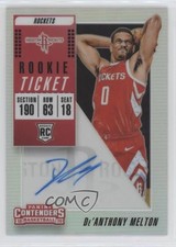 2018 Panini Contenders Premium Edition Silver Prizm De'Anthony Melton Auto nd3
