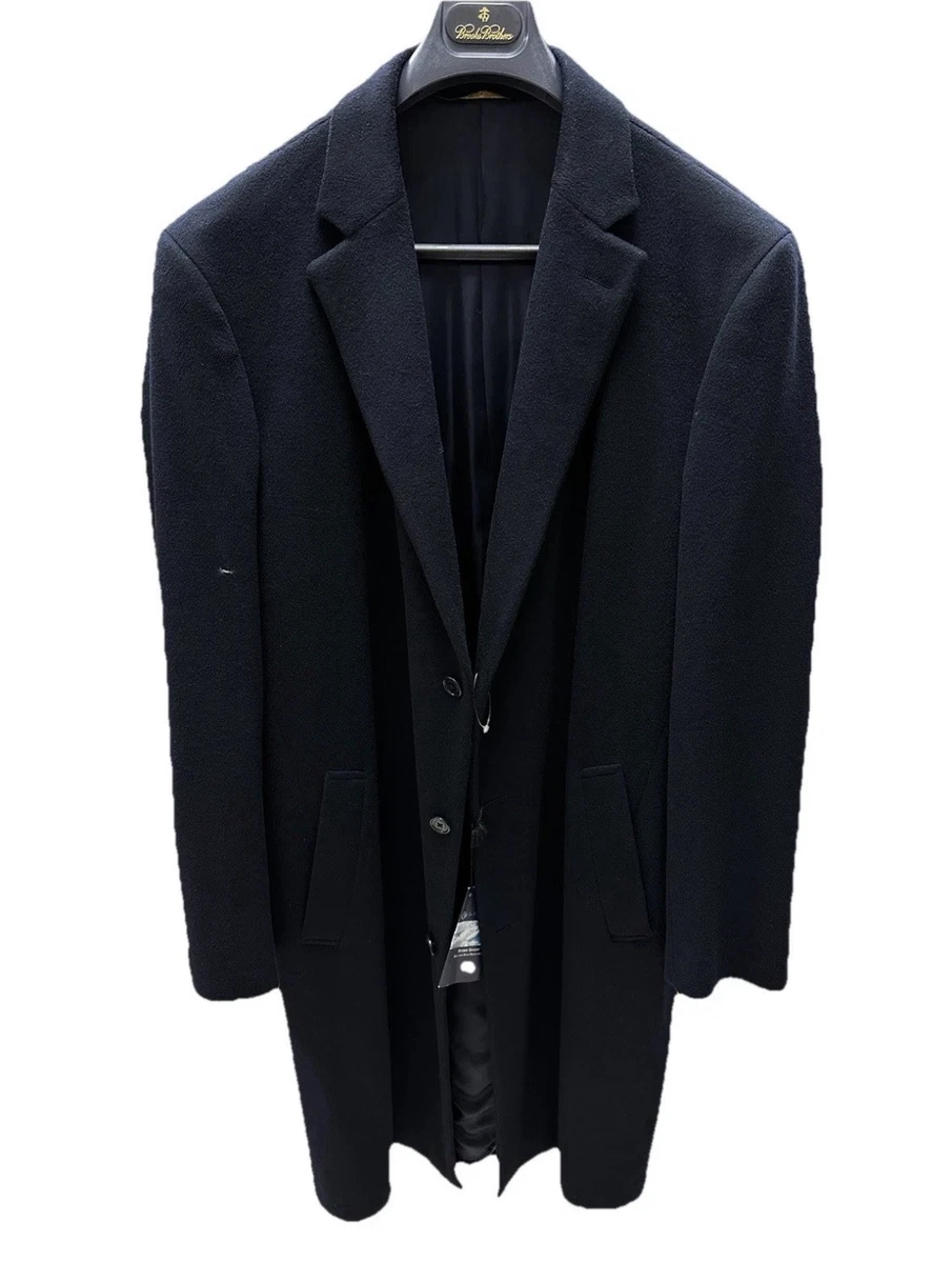 Brooks Brothers Overcoat Blue Coats, Jackets & Vests for Men for