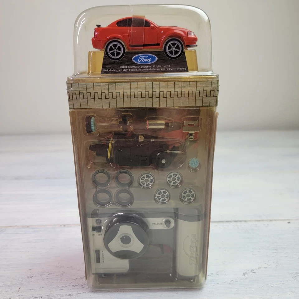 Zip Zaps Micro RC SE Orange Ford Mustang Mach 1 New Sealed NOS - Image 4 of 4