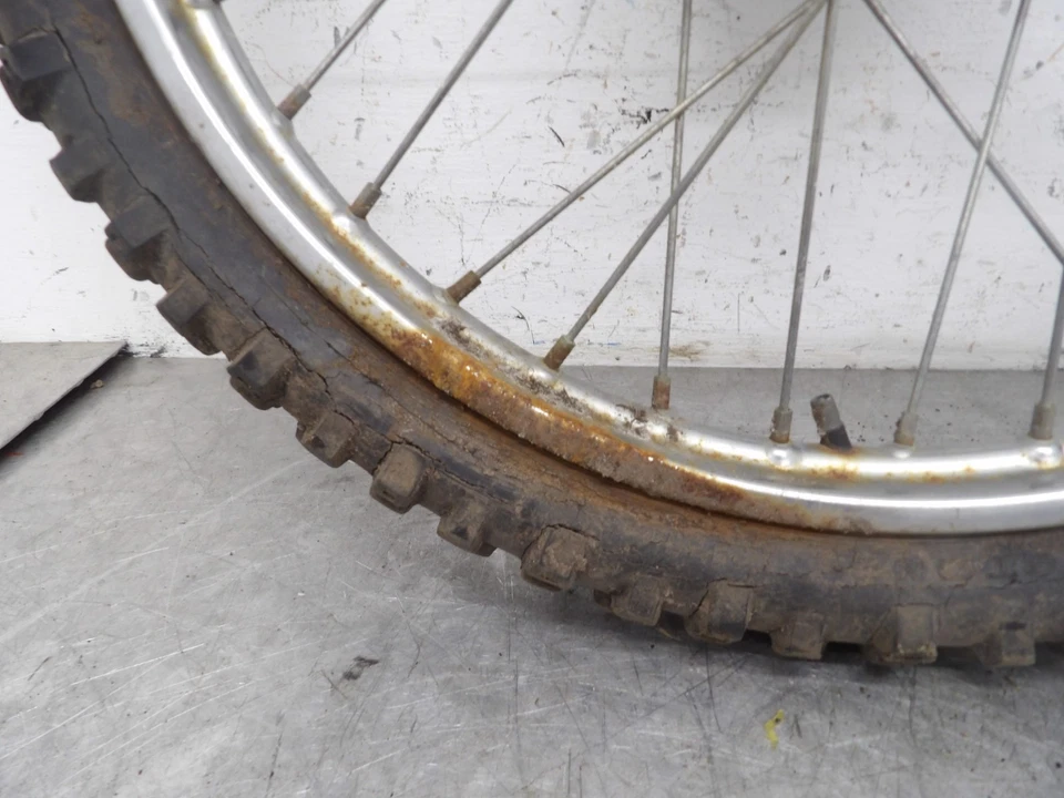Llanta delantera 85-13 HONDA XR 100 CRF 100 XR 100R CRF 100F OEM Foto 3 de 4