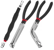 ARIKJ 3Pcs Electrical Disconnect Pliers Set for Automotive Connector Separation