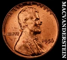 1956 Lincoln Wheat Cent - Choice Gem Brilliant Uncirculated No Reserve  #J9490