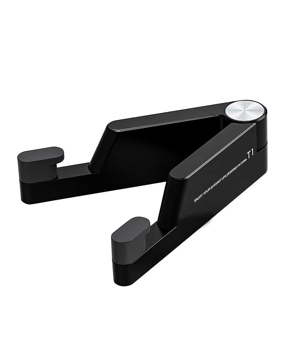 Foldable Portable Cell Phone Stand for Desk Compatible with iPhone & Smartphones