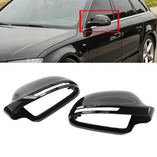 2x Außenspiegel Spiegelkappen Glänz Schwarz Für Audi A4 B8 S4 RS4 A3 8P A5 8T 2x Außenspiegel Spiegelkappen Glänz Schwarz Für Audi A4 B8 S4 RS4 A3 8P A5 8T