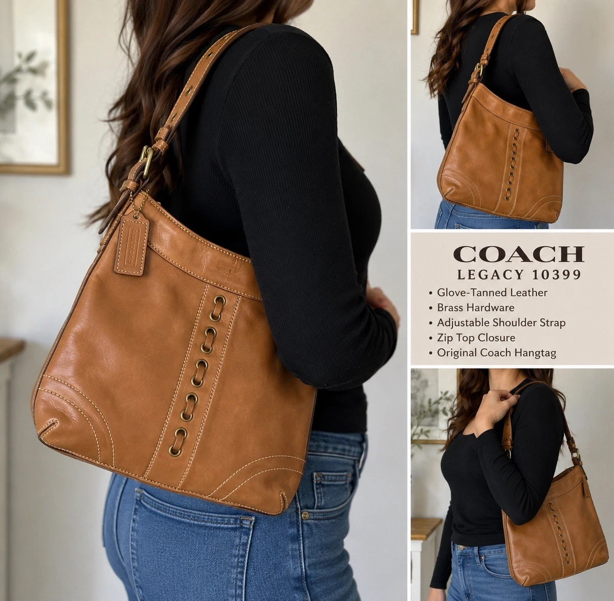 Coach Hobo Bags Beige Bags & Handbags for Women for sale | eBay