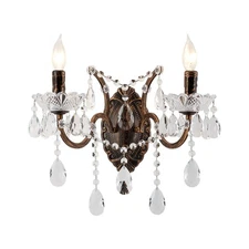 Crystal Wall Sconce Crystal Chandelier Wall Lights Wall Lamp Boho Rustic Crys...