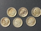 #412  Lot of (6) 10C MISC Roosevelt Dimes 90% SILVER..$.10