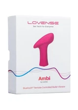 Lovense Ambi App Compatible Silicone Bullet Vibrator - Pink