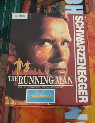 Runnig Man (Grandslam 1987) Commodore 64 (Disk, Manual, Poster, Box) works 8-bit
