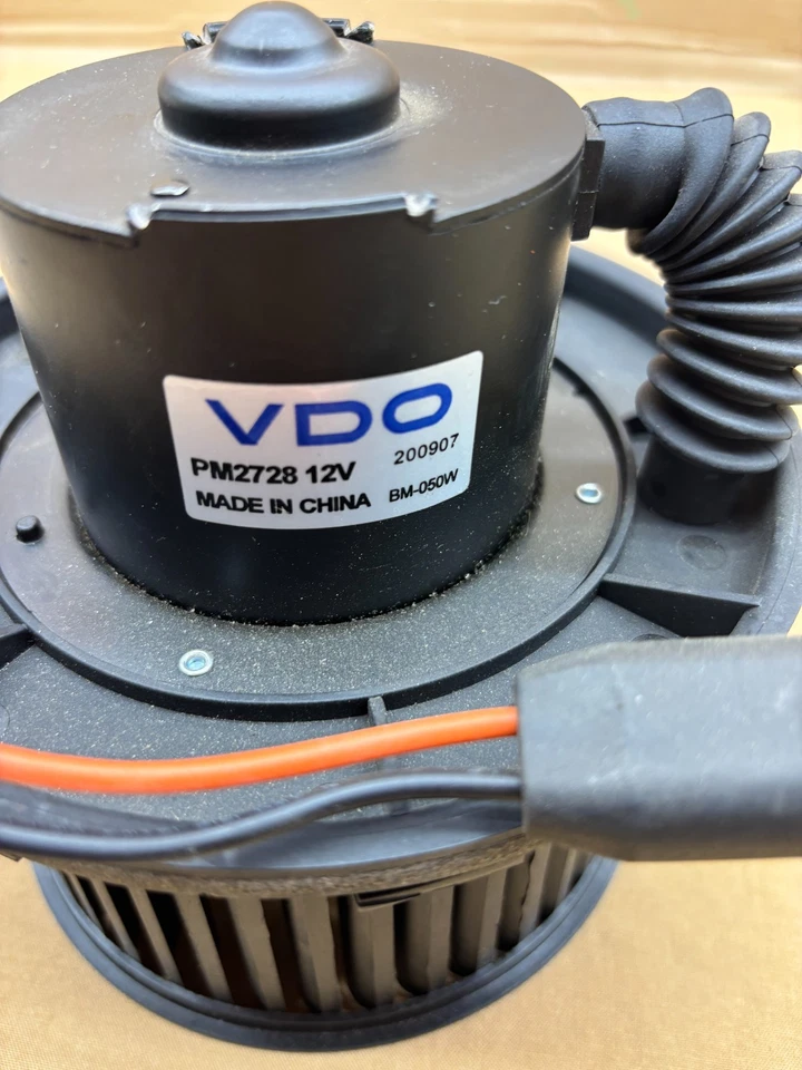 Motor soplador de control de clima VDO PM2728 Continental HVAC GMC Hummer NAPA Foto 3 de 4