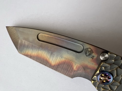 COLTELLO Medford Marauder-H, S45VN Vulcan Tanto, Peaks & Valleys Near Mint - Foto 20 di 24