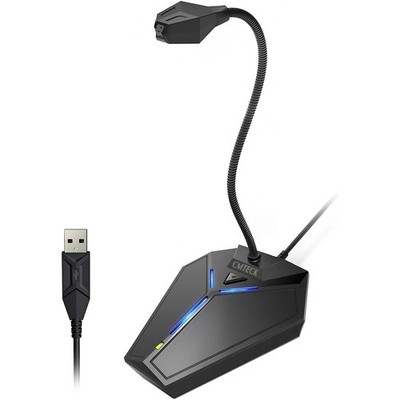 CMTECK USB Computer Microphone, 4.3 x 5.1 x 13.8 inches, with mute button