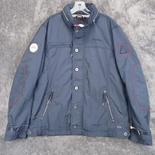 Gaastra Sailing Jacket Mens 2XL Blue Portofino Classic Zip Pockets Windproof