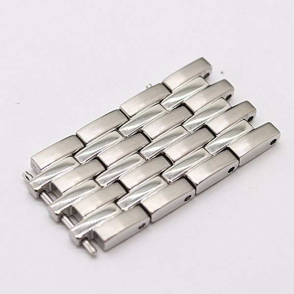 SEIKO 4 Link 4R36-00Y0 Mens Watch Belt Band Bracelet Parts Silver 17mm used