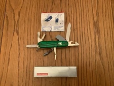 VICTORINOX SPARTAN LITE SWISS ARMY KNIFE MULTI-TOOL TRANSLUCENT EMERALD GREEN
