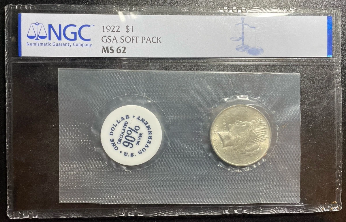 未使用pcgs社MS62アメリカ銀貨、1922年貨幣 古銭 1922 1ドル」の人気