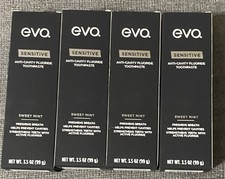 4pcs. Evo Sensitive Anti-cavity Flouride Toothpaste sweet Mint 3.5oz Each
