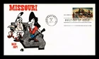 DR JIM STAMPS US COVER MISSOURI 150TH ANNIVERSARY FDC ELLIS ANIMATED CACHET