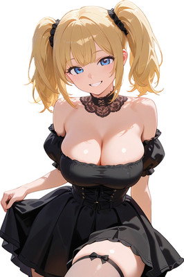 Ani Grok Companion Waifu Weatherproof Anime Sticker 6'' Car Decal