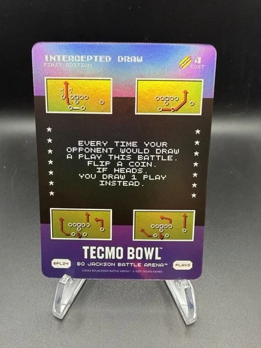 Intercepted Draw #BPL24 SSP Bonus Play 2026 Bo Jackson Battle Arena Tecmo