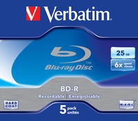 Verbatim 43715 Verbatim Blu-Ray BD-R 25GB 5Er