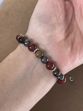 Pulsera triple protección para el Dinero, Salud y Amor