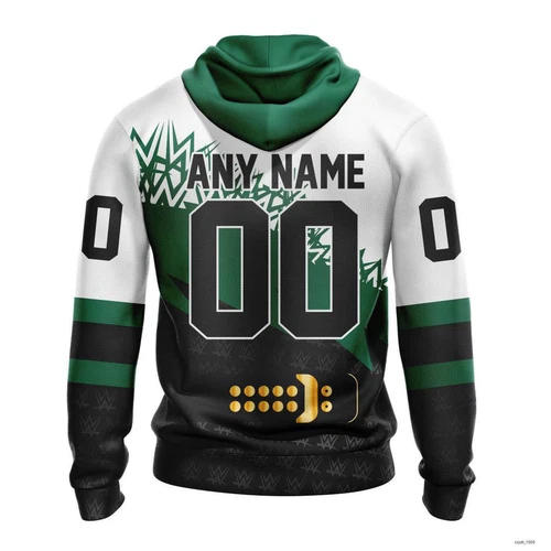 Custom Dallas Stars Special Design Hoodie Unsiex Hot Green White