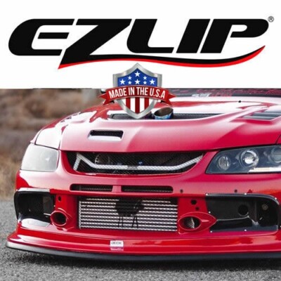 EZ Lip Front Splitter - 1-inch Spoiler Body Kit Wing Trim for Mazda & Mitsubishi