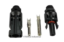 TEMCo 30A Solar Panel Direct Box Connector Screw Pairs Set PV Cable