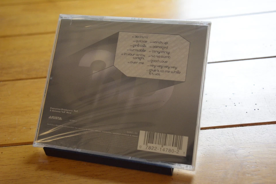 TLC "3D" AUDIO CD [NEW SEALED] LIMITED EDITION HYPE STICKER {PA} - Image 2 of 4