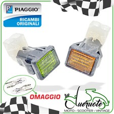 SPIA LUCE COPPIA SPIE LUCI E FRECCE MANUBRIO VESPA PX 125 150 200 APE 50 PIAGGIO