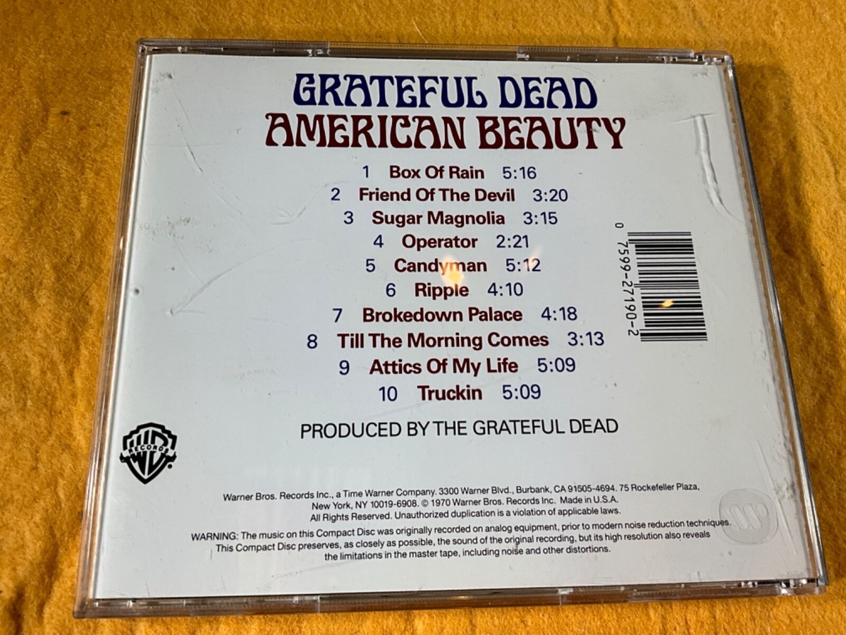 Z10-45 GRATEFUL DEAD American Beauty - 1970 - 1893-2 | eBay