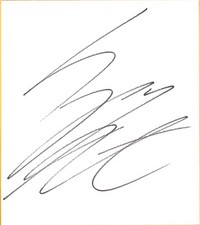 Kota Ibushi Signed Shikishi BAS Beckett COA New Japan Pro Wrestling WWE DDT Auto