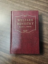 Welfare Ministry Hardcover Book 1952 By Ellen G. White Pocket Size Christian Hom
