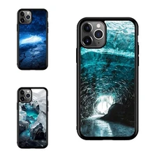 glacier cave ice tunnel For Apple iPhone 12 13 14 15 16 Pro Max