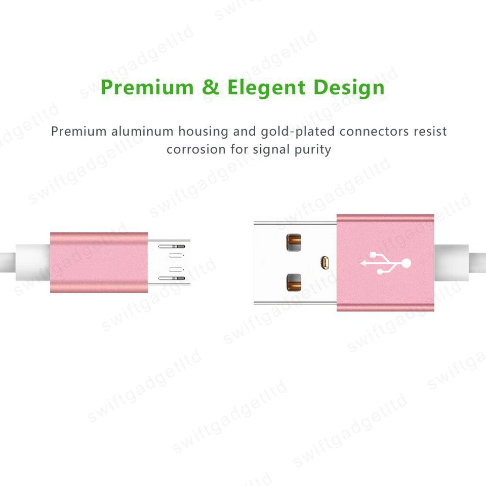 1M 2M Micro USB Cable Fast Charger Data Lead for Sony Xperia XA Z5 Z3 Z2 Z1 Z SP - Image 3 of 4