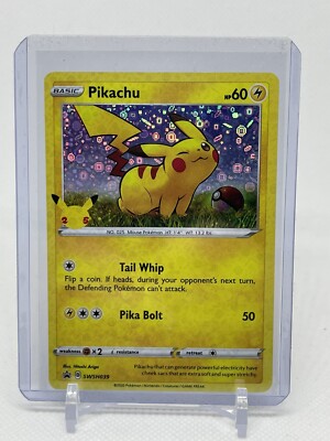 pikachu holographic card 25th anniversary Pikachu Holographic 25th Anniversary Special 📈📈