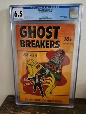 GHOST BREAKERS #2 Last Issue CGC7.0 C/OW  S&S Shrunken head cover Golden Age