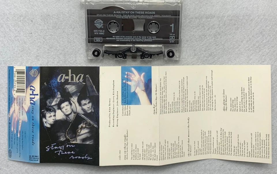 a-ha – Stay On These Roads, UK Cassette - Image 2 of 4