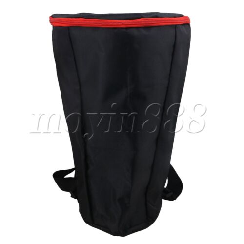 12 Inch African Drum Carry Case Soft Gig Bag with Zipper Shoulder Straps - Photo 1 sur 6
