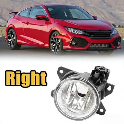 For Honda Civic 2016 2017 2018 2019 Right Front Bumper Fog Light Foglamp No Bulb