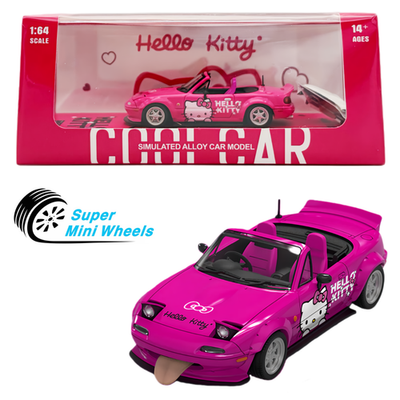 ①激レア❗️入手困難！Hello kitty！14点セット、平成レトロ！希少 Cool Car 1:64 Mazda MX-5 Hello Kitty (Dark Pink) Diecast Model | eBay