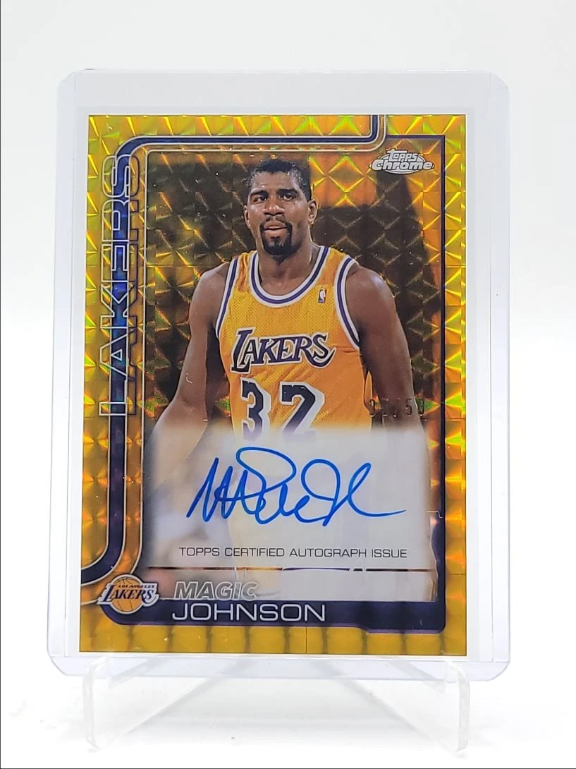 Topps Magic Johnson Basketball Sports Trading Cards & Accessories