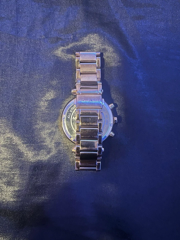 Reloj cronógrafo para mujer Michael Kors MK6285 Parker esfera oro rosa  Foto 3 de 4