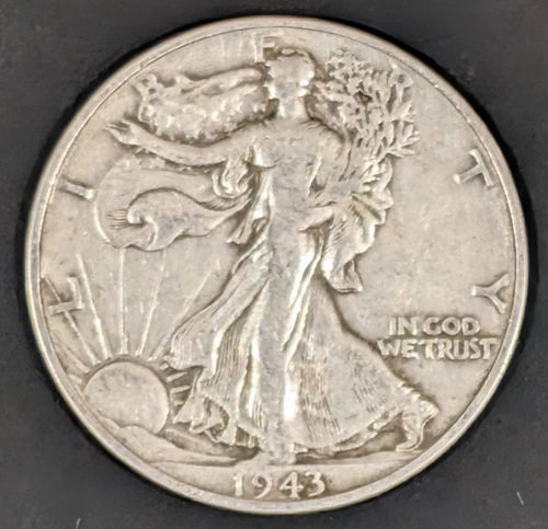 A Silver Walking Liberty Half Dollar 1943